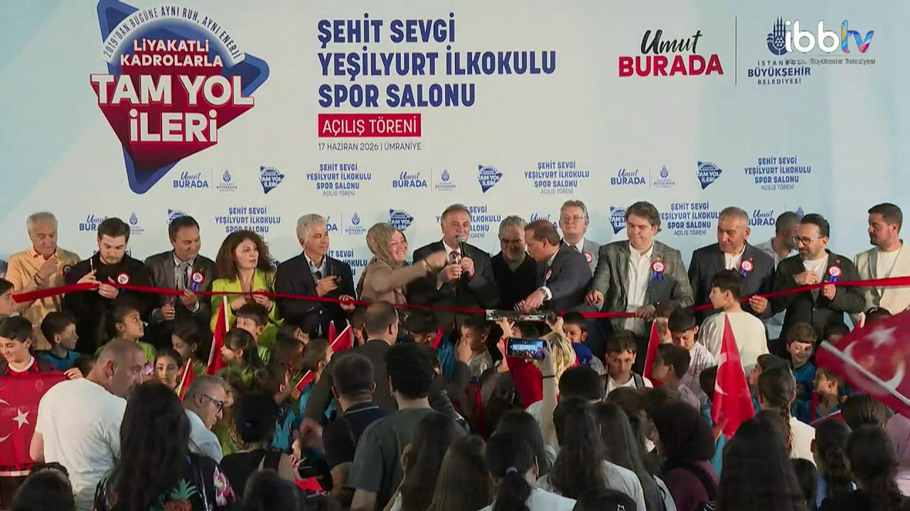 ÜMRANİYE ŞEHİT SEVGİ YEŞİLYURT İLKOKULU SPOR SALONU AÇILIYOR