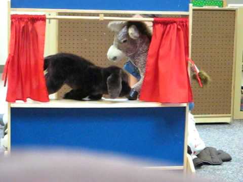 The puppet show III (Donkey or a horse)