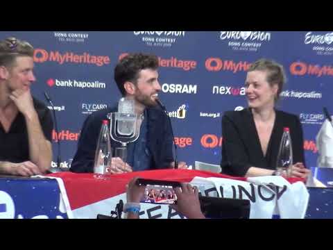 Eurovision 2019 - Press conference Duncan - The Netherlands after winning the contest