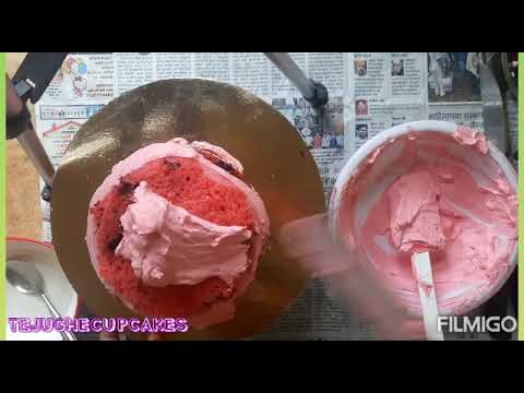 Making of my Watermelon cake Tejashree Paranjape TEJUCHECUPCAKES