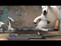 Bernard Bear ‍ ️ The Gym ️ Funny Animated Cartoon