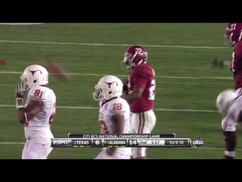 2010 BCS National Championship Game - #1 Alabama vs. #2 Texas Highlights