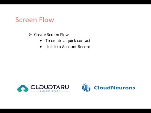 01 Screen Flow - Scenario to create a Contact and link Account
