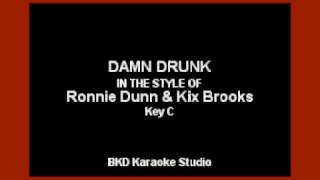 Damn Drunk (In the Style of Ronnie Dunn &amp; Kix Brooks) (Karaoke with Lyrics)