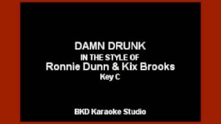 Damn Drunk (In the Style of Ronnie Dunn &amp; Kix Brooks) (Karaoke with Lyrics)
