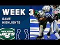 Jets vs. Colts Week 3 Highlights | NFL 2020