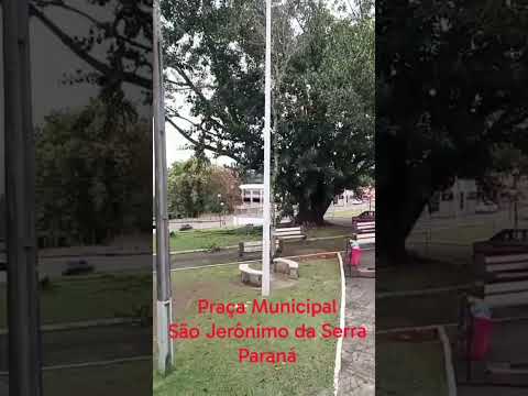 Praça Municipal da linda cidade de São Jerônimo da Serra no norte pioneiro do Paraná