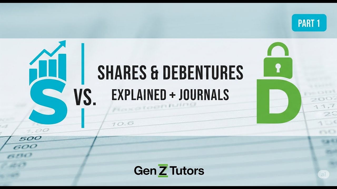 Shares & Debentures Explained: A Beginner's Guide to Corporate Finance Part 1