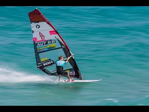 Antoine Albeau, Pierre Mortefon  and Matthew Iachino in Fuerteventura PWA Grand Slam