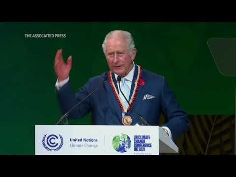 Britain's Prince Charles urges climate action