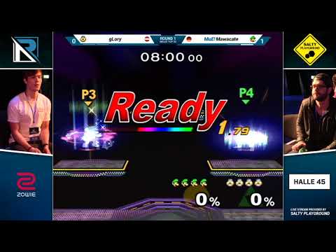 R6 - gLory (Sheik) Vs. Mawacate (Luigi) - Winners Round 1 - SSBM