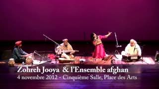 Zohreh Jooya  & l'ensemble afghan  - Promo FMA 2012