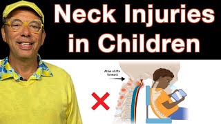 Neck injuries in children- Dangers of cell phone & tablet use on kids' nerves, muscles, & blood flow