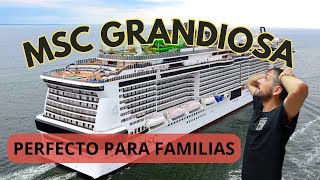 ASÍ es el MSC GRANDIOSA | Tour Completo  | ¡Descúbrelo!