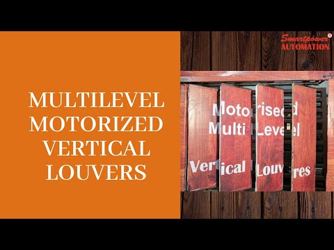 Motorized Vertical Louver