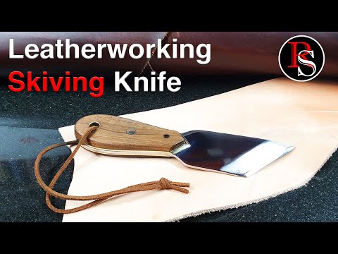 Making A Leatherworking Skiving Knife From Scratch - Knifemaking