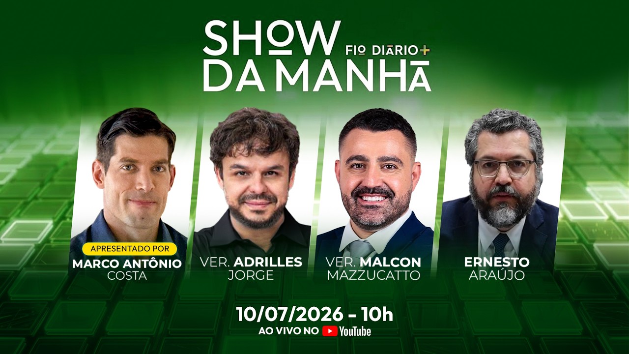SHOW DA MANHÃ - VORCARO X ITAÚ - ROUBO DO INSS - STF X CBF - 10/07/2026