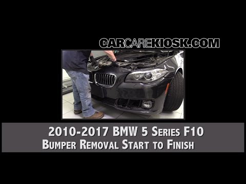 How to Remove the Bumper on a 2010-2017 BMW 5 Series F10