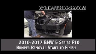 How to Remove the Bumper on a 2010-2017 BMW 5 Series F10