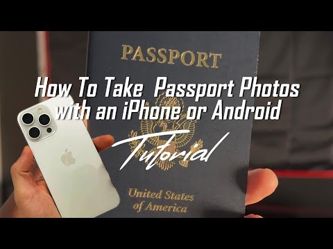 How to take a Passport Photo with your iPhone Tutorial