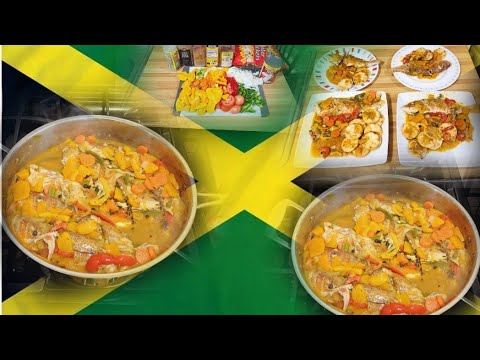 Extremely delicious steam fish in coconut milk jamaican style