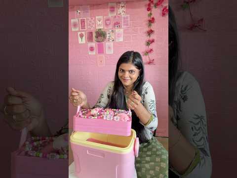 Mystery Pink Box Unboxing‼️Full of Surprises😳 | Watch till the end😅 #shorts #jennishacks #ytshorts