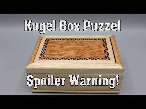 Beautiful German Trick Box! Kugel Box Puzzle