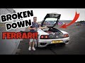 Ratarossa Breaks Down At The British Motor Show In His FERRARI F360 CS