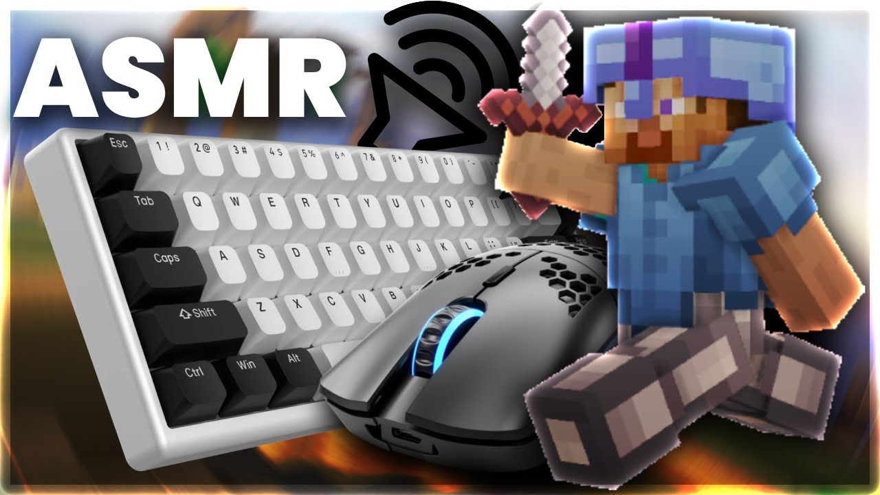 Clean Bedwars ASMR Keyboard and Mouse Sounds | ArchMC Bedwars