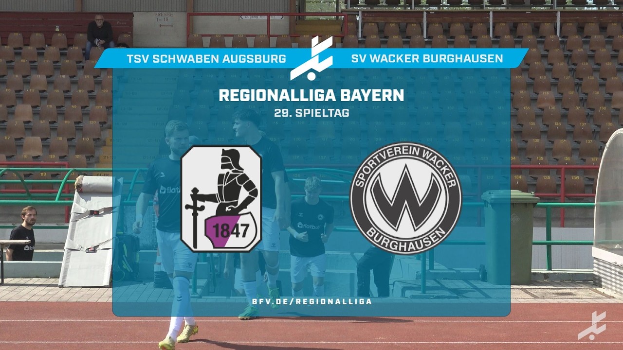 TSV Schwaben Augsburg vs SV Wacker Burghausen Highlights