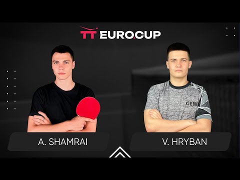 12:00 Andrii Shamrai - Vadym Hryban 27.12.2023 TT Euro.Cup Ukraine  Star. TABLE 3