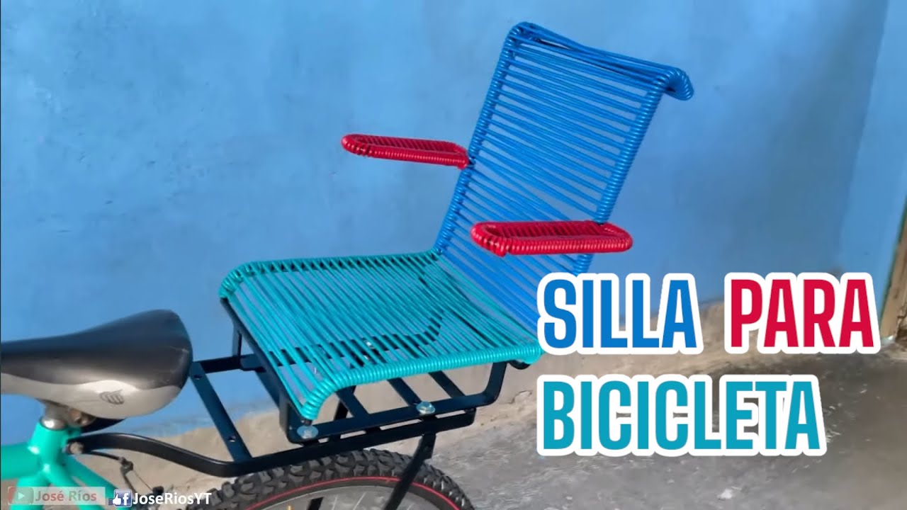 Tejido de asiento trasero infantil para bicicleta.