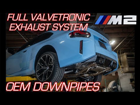 BMW G87 M2 VALVETRONIC DESIGNS FULL SYSTEM WITH STOCK DOWNPIPES