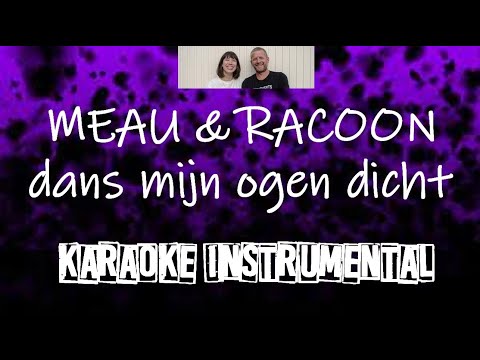 Meau & Racoon - Dans Mijn Ogen Dicht    , instrumental met tekst