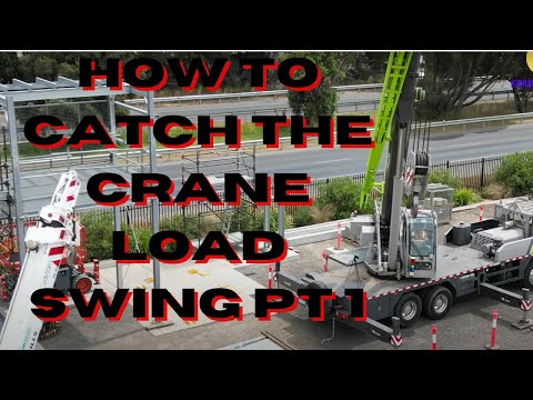 Part of a video titled Catching the Load Swing: Essential Crane Operator Techniques