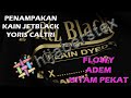 Penampakan Kain Hitam Pekat JETBLACK YORIS Cocok Bangeet Untuk Gamis Syari