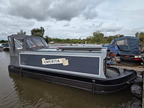 Emerita, 25ft Cruiser Stern narrowboat, built in 2015 by  Aintree Boats (Hull No.13).