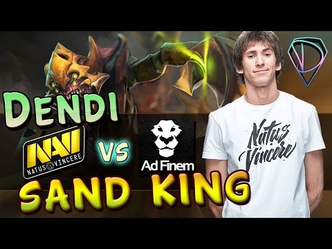 Dendi Sand King. Na`Vi vs AD Finem @Summit 5