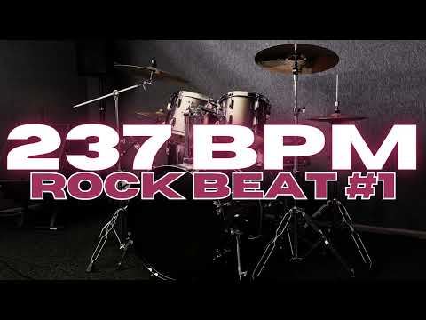 237 BPM - Rock Drum Beat - Loop 1