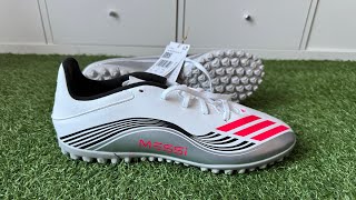 Testbericht der Adidas F50 Messi Club Turf-Schuhe – An den Füßen und beim Auspacken (ASMR)!