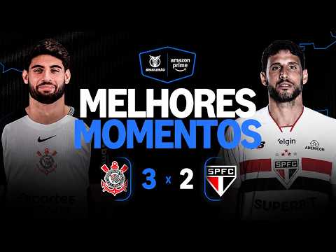 Gols e lances de Corinthians x São Paulo