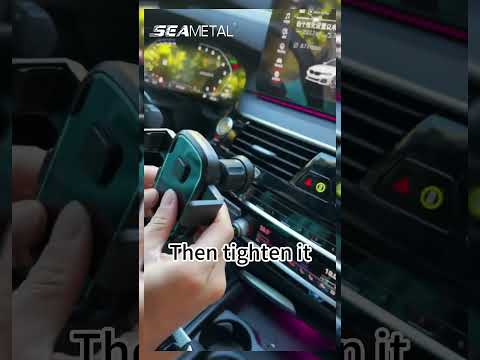 Rotatable Air Vent Mount Car Phone Holder-Installation Video