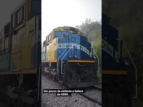 A beleza e som em marcha lenta da SD80ACe🇧🇷