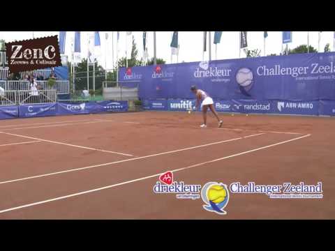 Melanie Stokke (NOR) - Lesley Kerkhove (NED) 6-3 3-6 6-2