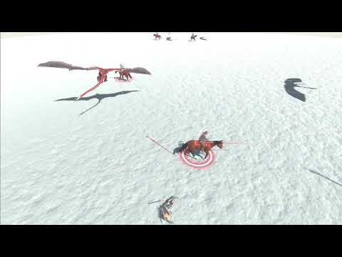 5 Wyvern vs 5x all units - Animal Revolt Battle Simulator