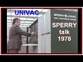 Computer: SPERRY UNIVAC Systems: CEO Lyet talk to Employees 1978 Rare original film (Unisys)