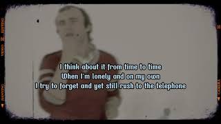 Phil Collins - I Missed Again (Lyrics)