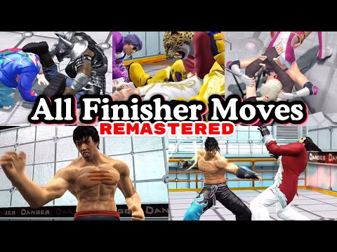 Tekken Tag Tournament 2 - All Finisher Moves (With Commands) (Remastered) (4K)