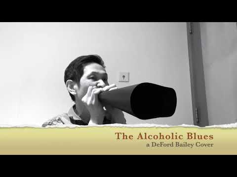 Thumbnail for Alcoholic Blues, a DeFord Bailey cover (pre-war blues) with a Vintage Harmonica Megaphone by DeFord Bailey