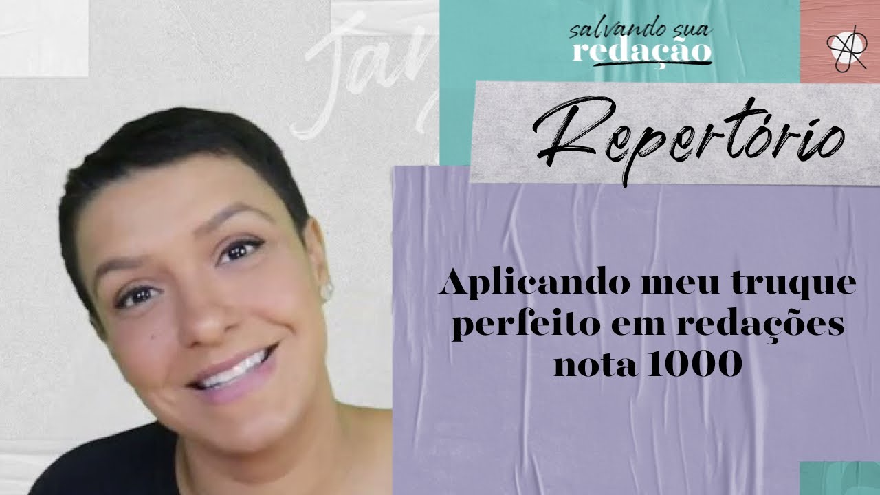 Aplicando meu truque de repertório sociocultural perfeito em redações de (meus) alunos nota 1000